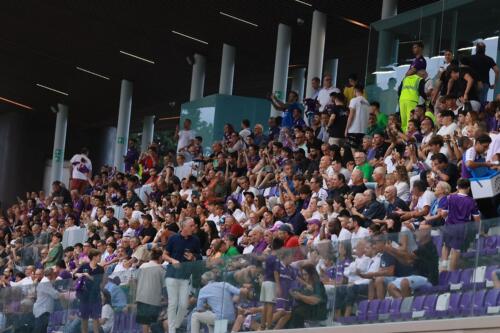 FIORENTINA - CARRARESE AMICHEVOLE 25-07-2025  TIFOSI. GALASSI SILVANO/SILPRESS